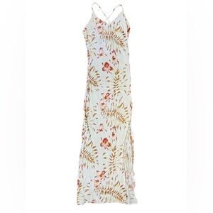 Le Salty Label Tropical Backless Maxi Dress. Size Medium